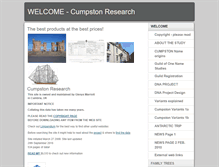 Tablet Screenshot of cumpston.org.uk